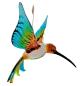 Preview: Hängevogel, Kolibri (braun-grün-hellblau)